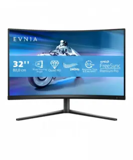 Philips Monitor 32M2C5500W 31.5 cala Zakrzywiony VA 240Hz HDMIx2 DPx2 HAS