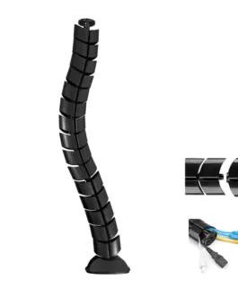 Maclean Organizer grille кабели to the desk MC-768 B черен