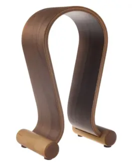 Maclean слушалки Stand Wooden Nut Color MC-815W