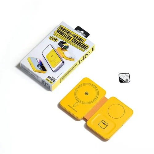 Alternative view of WEKOME Wireless зарядно 3in1 with MagSafe + mir