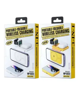 WEKOME Wireless зарядно 3in1 with MagSafe + mir