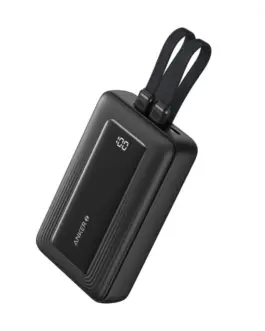 Anker външна батерия 20k mAh 30W кабел C/Lightning 1USB-C 1USB-A Blue