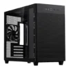 Asus кутия за компютър Prime AP201 Tempeчервен Glass MicroATX черен