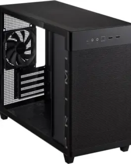 Alternative view of Asus кутия за компютър Prime AP201 Tempeчервен Glass MicroATX черен