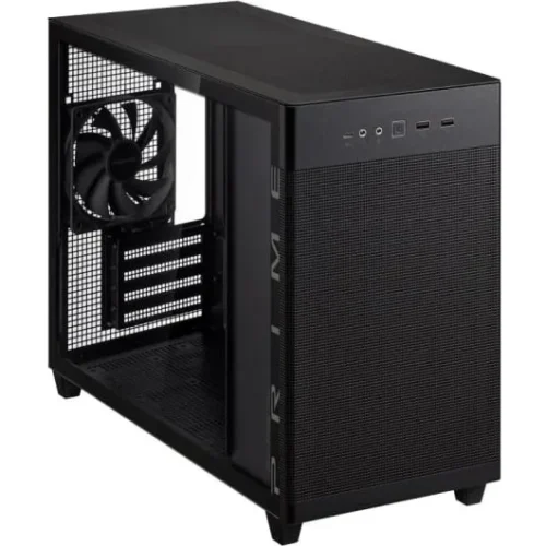 Alternative view of Asus кутия за компютър Prime AP201 Tempeчервен Glass MicroATX черен