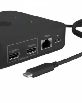 Alternative view of IcyBox ICY BOX IB-DK4090-C 12in1, 3x HDMI,LAN,USB