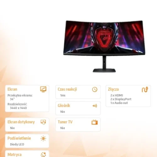 XIAOMI Gaming Monitor Curved G34WQi EU