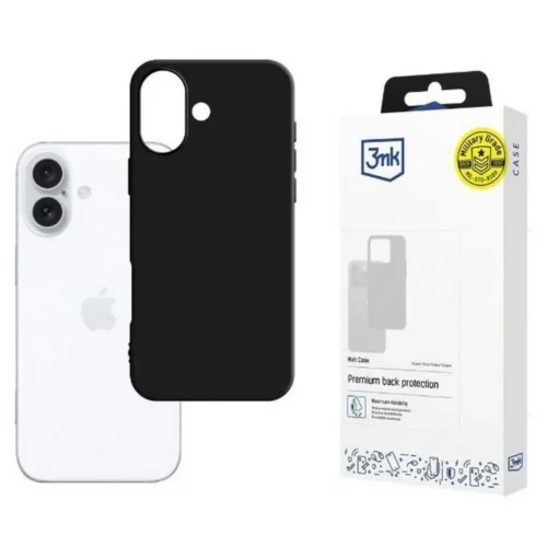 3MK Matt Case iPhone 16 6,1 черен