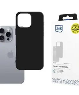 3MK Matt Case iPhone 16 Pro Max 6,9 черен