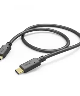 Hama кабел usb-c-usb-c черен