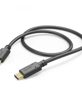 Hama кабел usb-c-usb-c черен