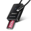 AXAGON ADM2-CM USB-C адаптер Gen 2 M.2 NVMe/SATA SSD