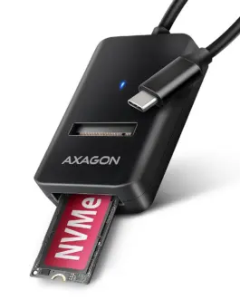 AXAGON ADM2-CM USB-C адаптер Gen 2 M.2 NVMe/SATA SSD