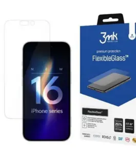 3MK Hybrid glass FlexibleGlass iPhone 16 Plus