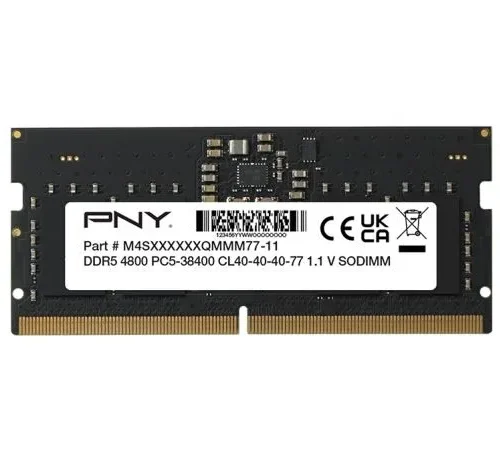 PNY памет за лаптоп 16GB DDR5 SODIMM 4800 MN16GSD54800-BLK