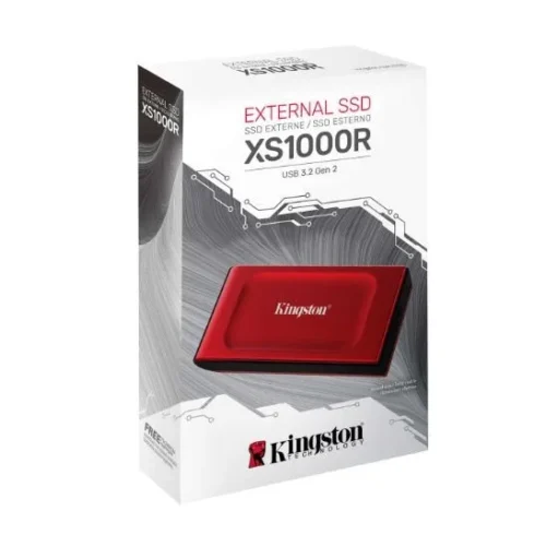 Alternative view of Kingston SSD XS1000R 2TB USB3.2 Gen2.2 External червен