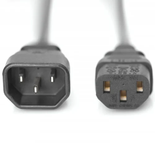 Alternative view of Digitus Power Cord extension Type IEC C14/IEC C13 M/F черен 1,8m