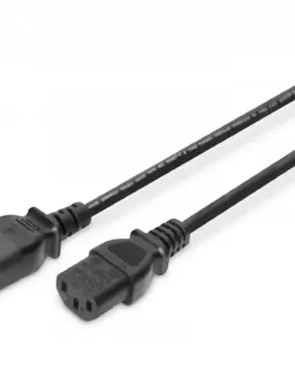 Digitus Power Cord extension Type IEC C14/IEC C13 M/F черен 18m