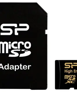 Silicon Power памет card microSDXC High Endurance 128GB V30 UHS-1 U3 A1 24/7 + адаптер