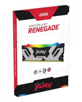 Alternative view of Kingston памет DDR5 Fury Renegade RGB 64GB(2*32GB)/6400 CL32