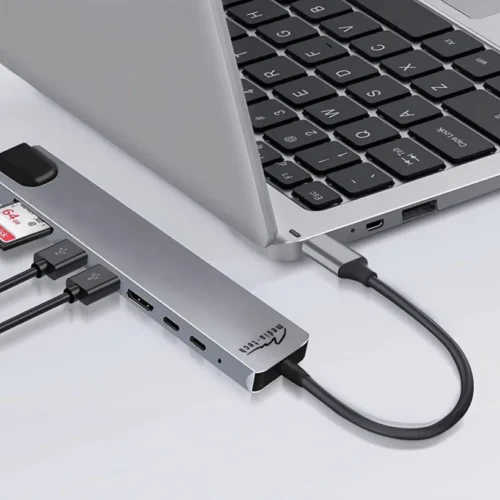 Media-Tech DOCKING STATION 8 IN 1 GIGA LAN HUB MT5046