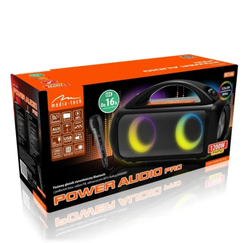 Media-Tech PORTABLE BT SPEAKER POWER AUDIO PRO MT3184