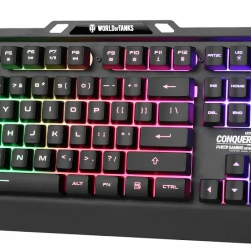 Alternative view of YENKEE Metal клавиатура for Gamers COMQUEROR dynamic backlight - limited edition World Of Tanks