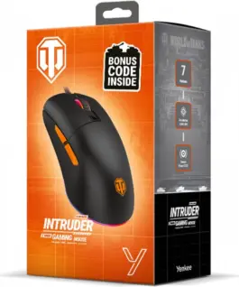 YENKEE Wiчервен gaming mouse INDRUDER WT200 sensor Pixart 3327 ultralight – limited edition WORLD OF