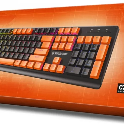 YENKEE Mechanical keyboard for gamers DESTROYER WT300 illuminated – limited edition WORLD OF