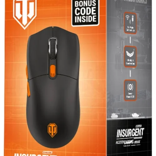 YENKEE Wireless Mouse for Gamers INSURGENT WT300 Sencor Pixart 3325 ultralight – limited edition WORLD OF