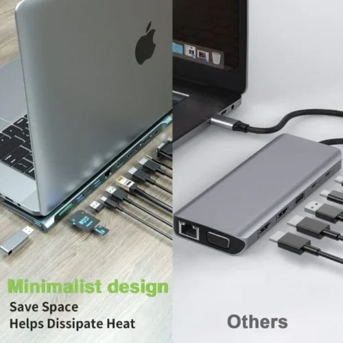 Techly Лаптоп docking station USB-C on HDMI