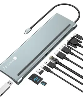 Techly Лаптоп docking station USB-C on HDMI