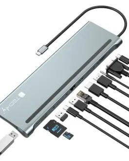 Techly Лаптоп docking station USB-C on HDMI