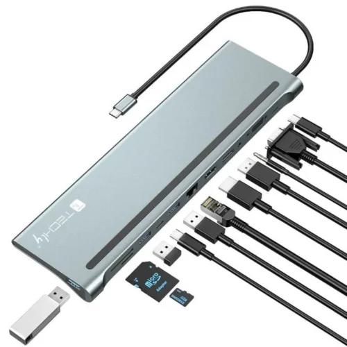 Techly Лаптоп docking station USB-C on HDMI