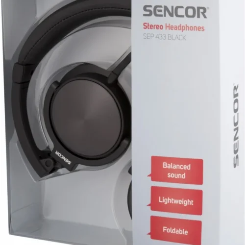 Sencor Headphone SEP 433 черен 20Hz-20kHz