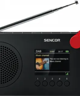 Sencor Digital radio with battery SRD 7757B Radio DAB+/FM