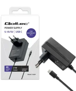 Qoltec Super FAST PD зарядно for Raspberry PI 5 USB