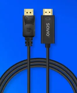 Savio DP-HDMI кабел CL-183 1