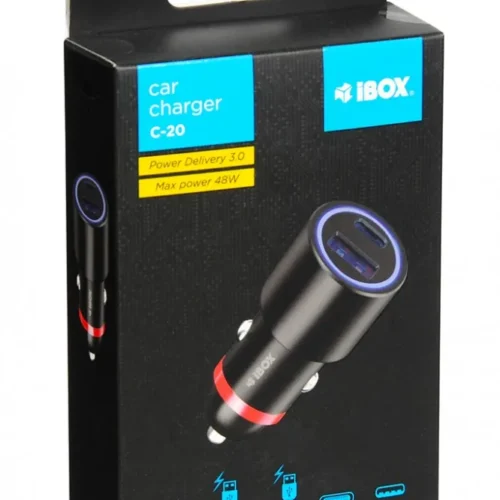 Alternative view of iBOX IBOX C-20 48W A+C зарядно за кола