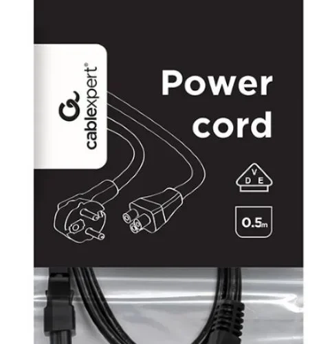 Alternative view of Gembird Power cord C5 VDE 0.5m