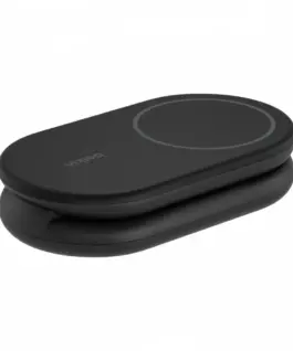 Alternative view of Belkin Boostcharge 2-in-1 mag Qi2 15W черен foldable