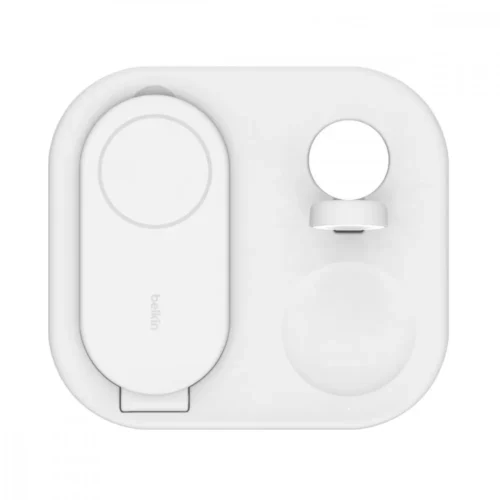 Belkin BoostCharte 3-in-1 mag Qi2 15W бял foldable