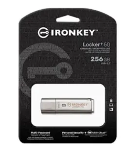 Kingston Pendrive 256GB IronKey Locker+50 AES Encrypted USBtoCloud