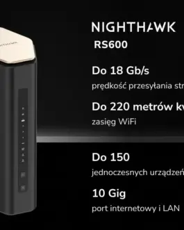 Alternative view of Netgear Router WiFi 7 BE18000 RS600