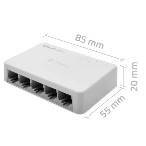 Qoltec Network SWITCH 5xRJ45 port 1000Mbps LAN