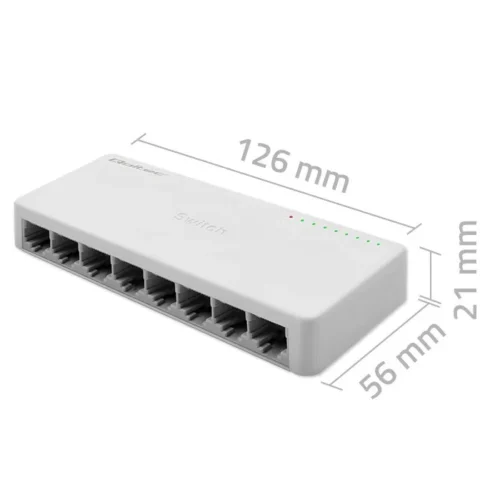 Qoltec Network SWITCH 8xRJ45 port 1000Mbps LAN