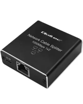 Qoltec Splitter mini SWITCH 1x2 port RJ45 1000Mbps