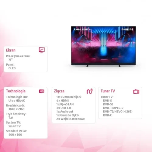 Philips TV 77 inches OLED 77OLED909/12