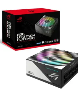 Asus захранващ блок SFX-L LOKI ROG 750W Platinum 80+ ATX 3.0/ARGB/черен