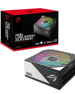 Asus захранващ блок SFX-L LOKI ROG 1000W Platinum 80+ ATX 3.0/ARGB/черен